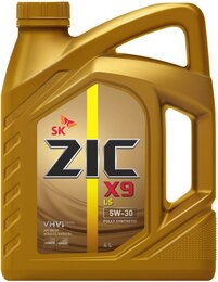 Синтетическое моторное масло ZIC X9 LS 5W-30, 4 л