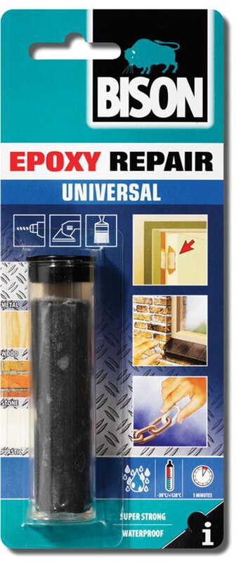Универсальный эпоксидный клей для ремонтных работ Bison Epoxy Repair Universal, 56 мл - Фото 1