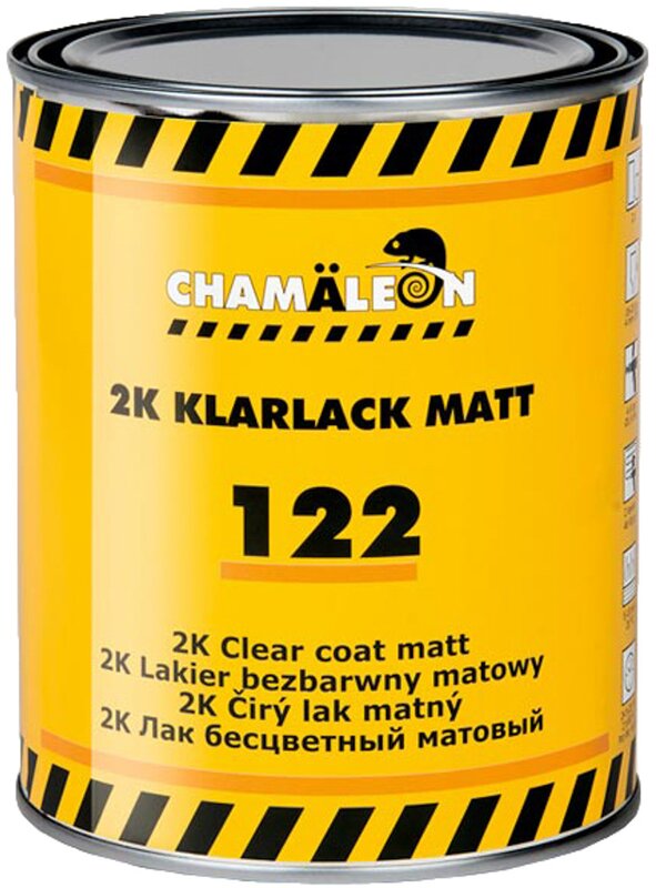 Лак акриловый матовый Chamaleon 2K Klarlack Matt 122, 1 л - Фото 1