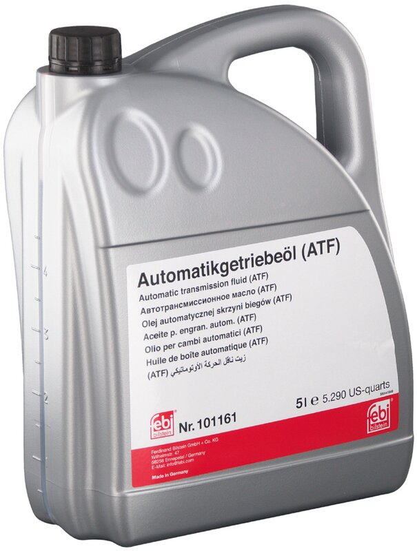 Жидкость для АКПП Febi Bilstein 101161 ATF (Dexron III, JWS 3309), 5 л - Фото 1 Жидкость для АКПП Febi Bilstein 101161 ATF (Dexron III, JWS 3309), 5 л - Фото 1
