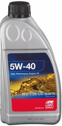 Синт. моторное масло Febi Bilstein 32936 SAE 5W-40 Engine Oil (A3/B4), 1 л