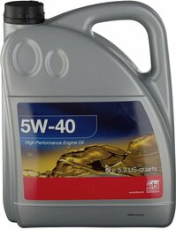 Синт. моторное масло Febi Bilstein 32938 SAE 5W-40 Engine Oil (A3/B4), 5 л