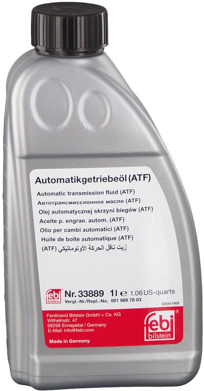 Жидкость для АКПП Febi Bilstein 33889 ATF MB 236.15, 1 л - Фото 1 Жидкость для АКПП Febi Bilstein 33889 ATF MB 236.15, 1 л - Фото 1