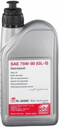 Трансмиссионное масло Febi Bilstein 40580 Gear Oil SAE 75W-80 (GL-5), 1 л