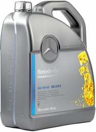 Синтетическое моторное масло Mercedes-Benz MB 229.5 5W-40, 5 л - Фото 2