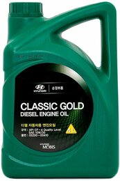 Моторное масло Mobis Classic Gold Diesel Engine Oil SAE 10W-30, API CF-4, 4 л