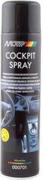 Полироль пластика полуматовая Motip Black Line Cockpit Spray, 600 мл