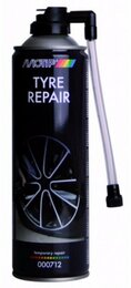 Аэрозольный аварийный герметик для шин Motip Black Line Tyre Repair, 600 мл