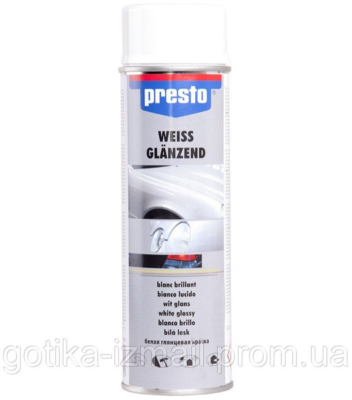 Аэрозольный лак бесцветный Presto Spraylack, 500 мл - Фото 1