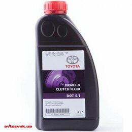 Тормозная жидкость Toyota Brake & Clutch Fluid DOT 5.1, 1 л