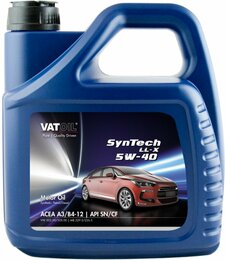 Моторное масло VatOil SynTech LL-X 5W-40, 4 л