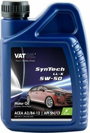 Моторное масло VatOil SynTech LL-X 5W-50, 1 л