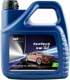 Моторное масло VatOil SynTech LL-X 5W-50, 4 л