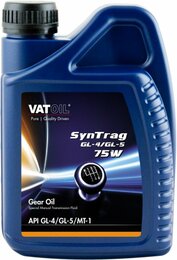 Трансмиссионное масло VatOil SynTrag GL-4/GL-5 75W, 1 л