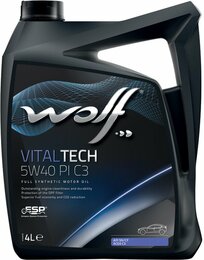 Моторное масло Wolf Vitaltech 5W-40 PI C3, 4 л