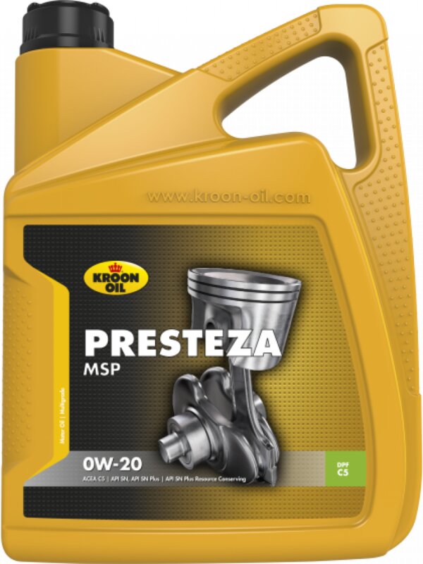 Моторное масло Kroon Oil Presteza MSP 0W-20, 5 л - Фото 1
