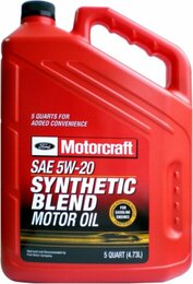 Моторное масло Ford-Motorcraft SAE 5W-20 Synthetic Blend, 4,73 л