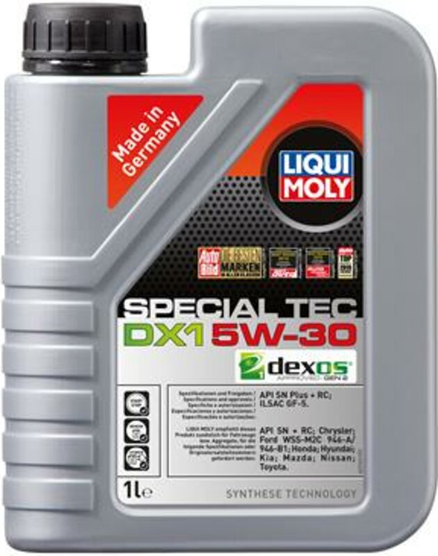 Моторное масло Liqui Moly Special Tec DX1 5W-30, 1 л - Фото 1