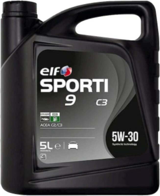 Моторное масло ELF SPORTI 9 C3 5W-30, 5 л - Фото 1 Моторное масло ELF SPORTI 9 C3 5W-30, 5 л - Фото 1