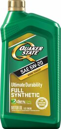 Моторное масло Quaker State Ultimate Durability Full Synthetic 5W-20, 0,946 л
