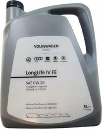 Моторное масло VAG GS60577M4 Longlife IV FE SAE 0W-20, 5 л