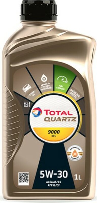 Моторное масло Total Quartz 9000 Future NFC 5W-30 (A5/B5), 1 л - Фото 1