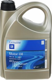 Синтетическое моторное масло GM Motor Oil 5W-30 Dexos2, 4 л
