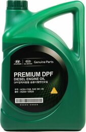 Моторное масло Mobis Premium DPF SAE 5W-30, ACEA C3, 6 л