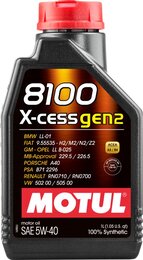 Моторное масло Motul 8100 X-cess gen2 SAE 5W-40, 1 л