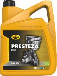 Моторное масло Kroon Oil Presteza MSP 5W-30 (ACEA C3), 5 л - Фото 1