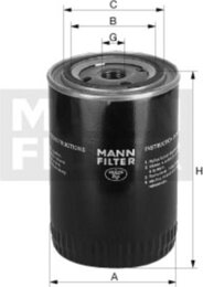 Масляный фильтр Mann Filter W712/22