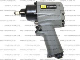 Гайковерт пневматический Starline 1/2", 695 Nm, 8000 об/мин, 2,8 кг + набор головок 9-27 мм