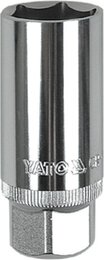 Головка торцевая Yato 1/2" 6-гранная (Hex) 16 мм, свечная