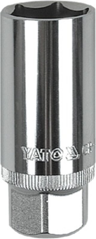 Головка торцевая Yato 1/2" 6-гранная (Hex) 16 мм, свечная - Фото 1 Головка торцевая Yato 1/2" 6-гранная (Hex) 16 мм, свечная - Фото 1