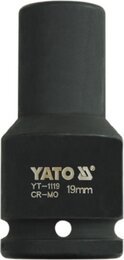 Головка торцевая Yato 3/4" 6-гранная (Hex) 19 мм, высокая, ударная