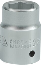Головка торцевая Yato 3/4" 6-гранная (Hex) 22 мм, стандартная