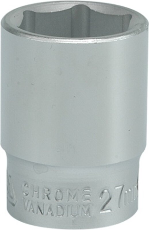 Головка торцевая Yato 3/4" 6-гранная (Hex) 27 мм, стандартная - Фото 1 Головка торцевая Yato 3/4" 6-гранная (Hex) 27 мм, стандартная - Фото 1