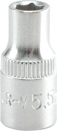 Головка торцевая Yato 1/4" 6-гранная (Hex) 5,5 мм, стандартная