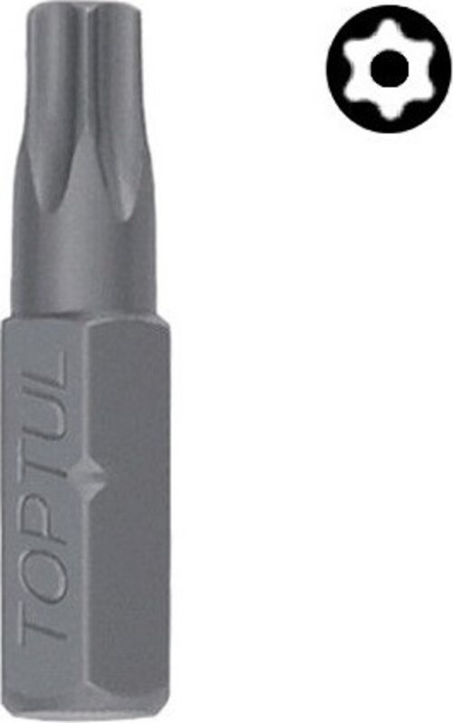 Насадка 1/4" 25мм TORX T25 с отверстием Toptul FSGA0825 - Фото 1 Насадка 1/4" 25мм TORX T25 с отверстием Toptul FSGA0825 - Фото 1