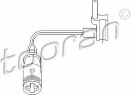 Датчик Topran 401203, износ тормозных колодок