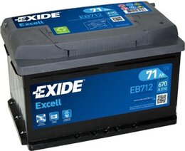 Аккумулятор Exide EB712 71 Ah 670 A EXCELL **