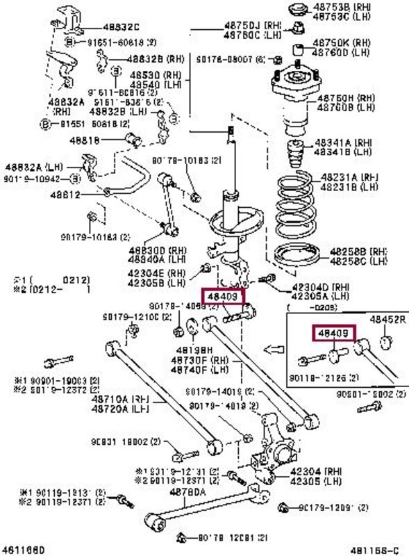 Toyota 4840948020 болт