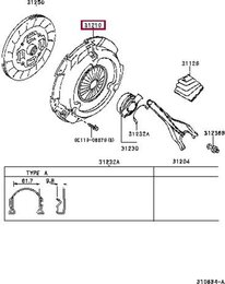 Нажимной диск сцепления Toyota 3121033042