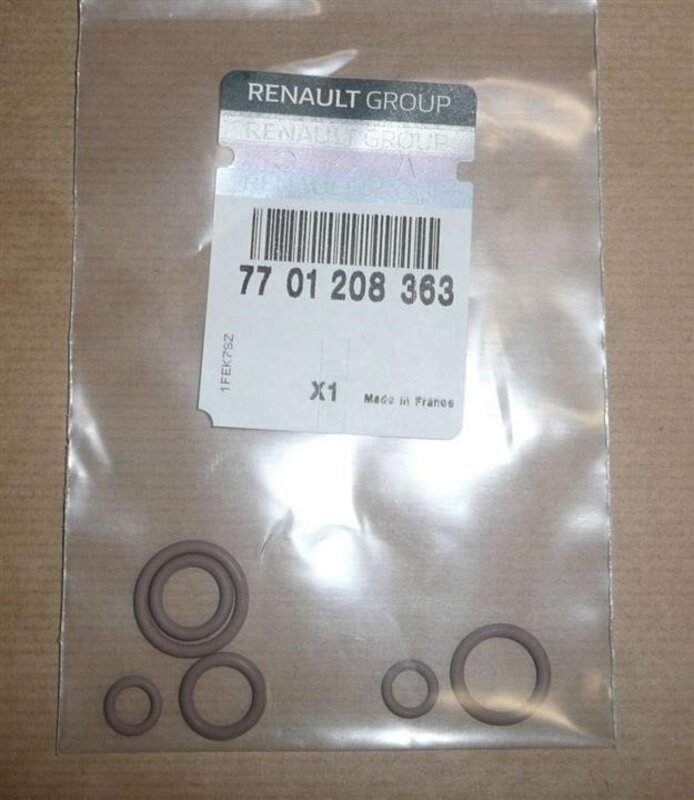 Прокладки компрессора кондиционера, комплект Renault 7701208363 купити ...
