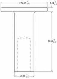 Заклепка Beral 93275 5x15, накладки барабанного тормоза Federal-Mogul