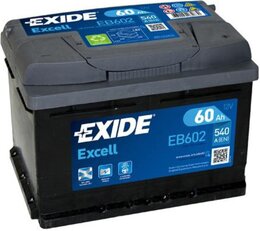Аккумулятор Exide EB602 60 Ah 520 A EXCELL **
