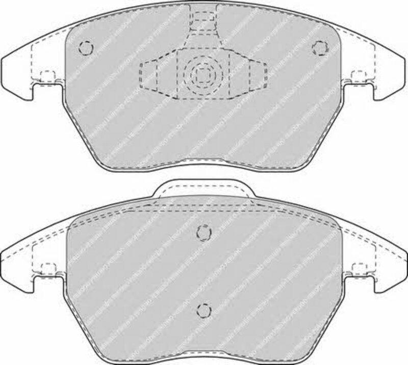 Комплект тормозных колодок Ferodo FDB1728 23589, дисковый тормоз PREMIER ECO FRICTION - Фото 1