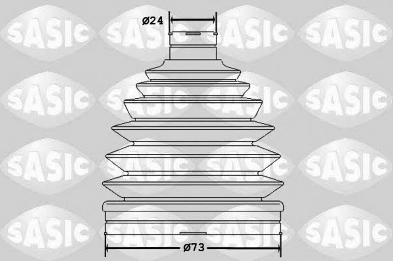 Комплект пылника Sasic 1904041, приводной вал - Фото 1 Комплект пылника Sasic 1904041, приводной вал - Фото 1
