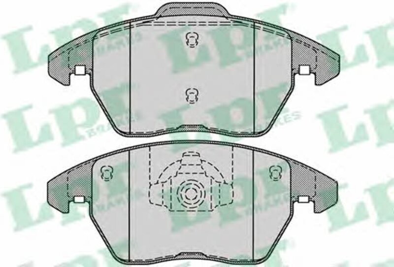 Комплект тормозных колодок LPR 05P1248 23589, дисковый тормоз - Фото 1