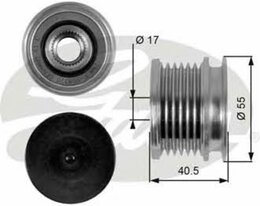 Механизм свободного хода генератора Gates OAP7057 DriveAlign®